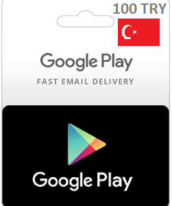 گوگل پلی 100 لیر ترکیه